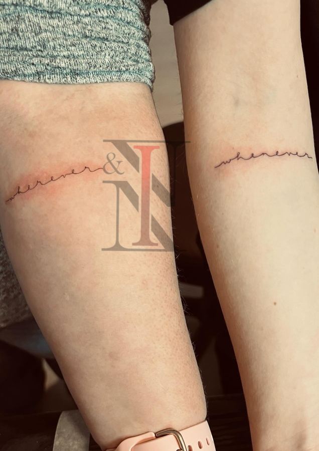 Fineline-Tattoo von Needle & Ink