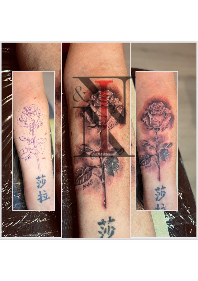 Realistic-Tattoo von Needle & Ink
