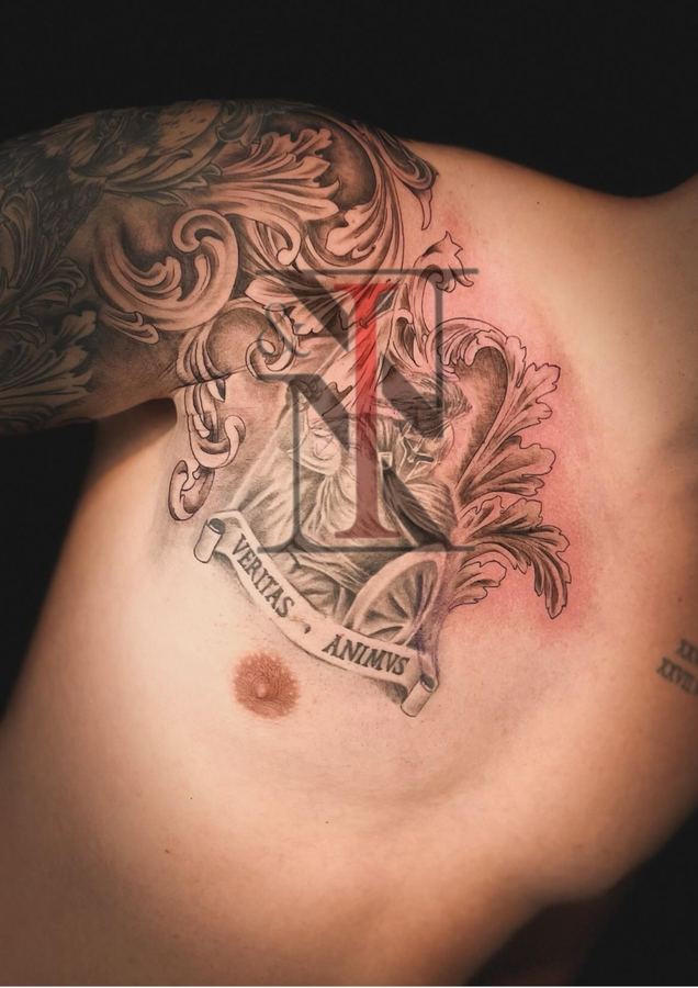 Realistic-Tattoo von Needle & Ink