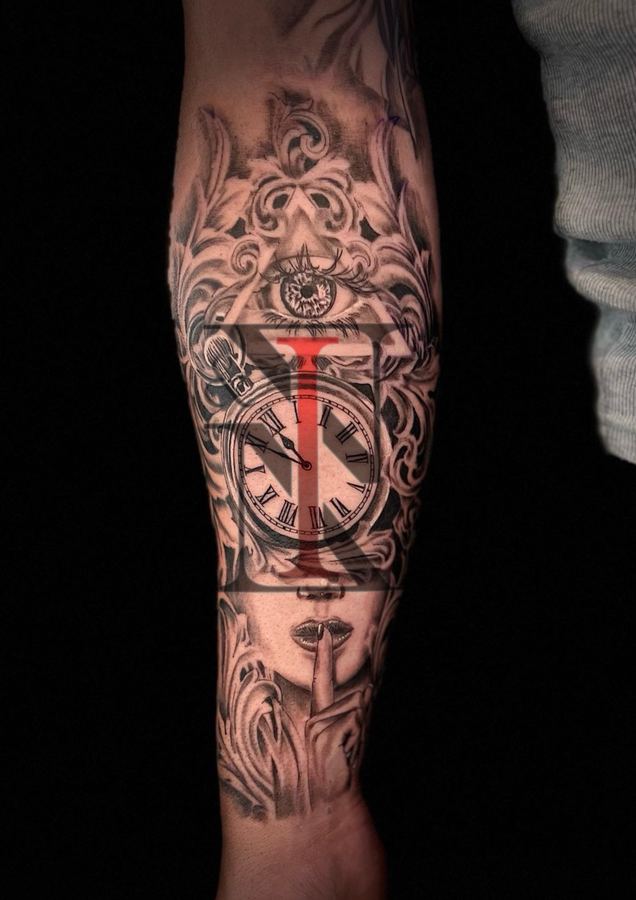 Realistic-Tattoo von Needle & Ink