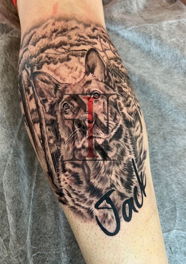 Tiermotive-Tattoo von Needle & Ink