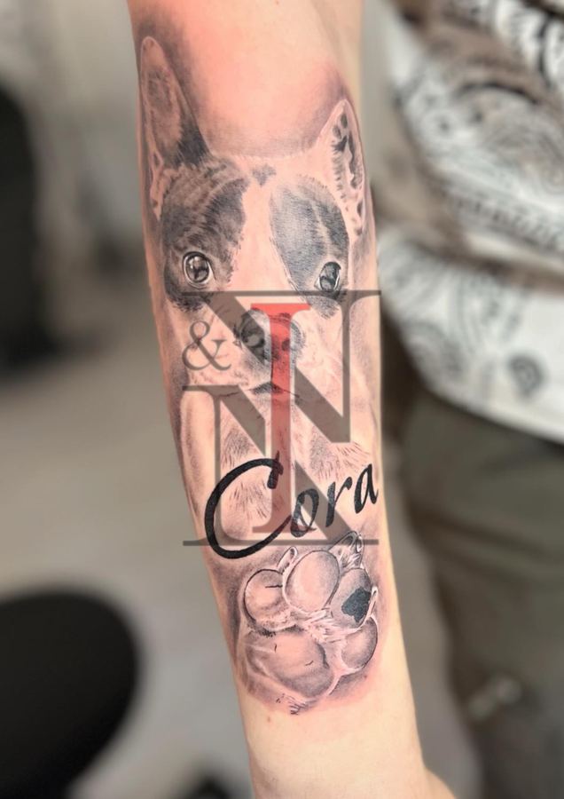 Tiermotive-Tattoo von Needle & Ink