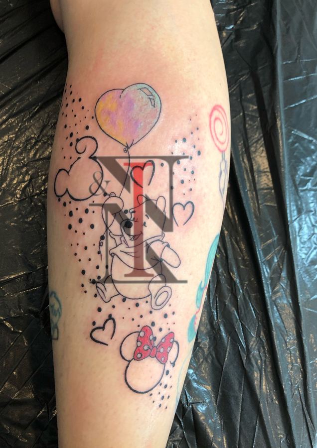 Watercolor-Tattoo von Needle & Ink